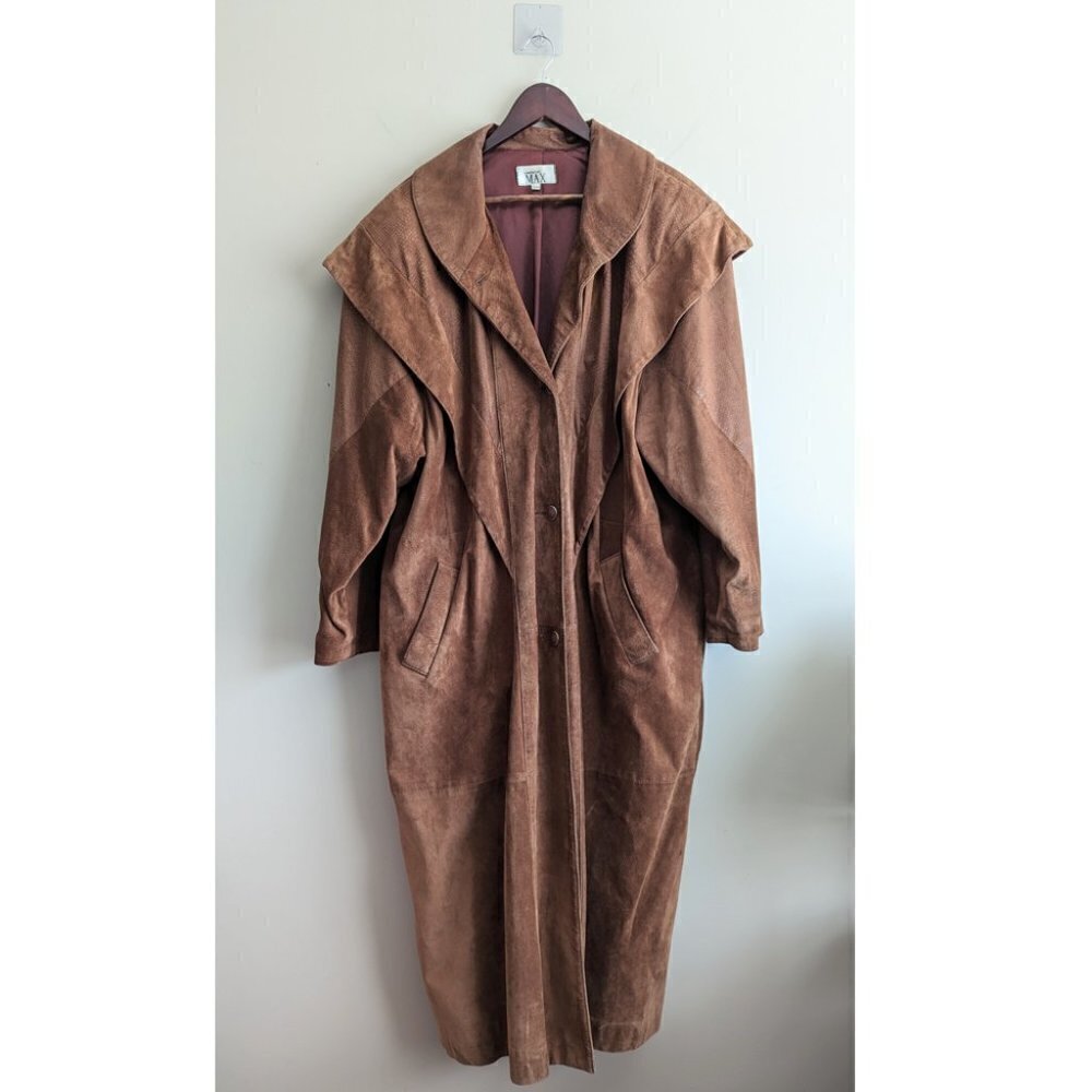 Vintage Union Made Leather Trench